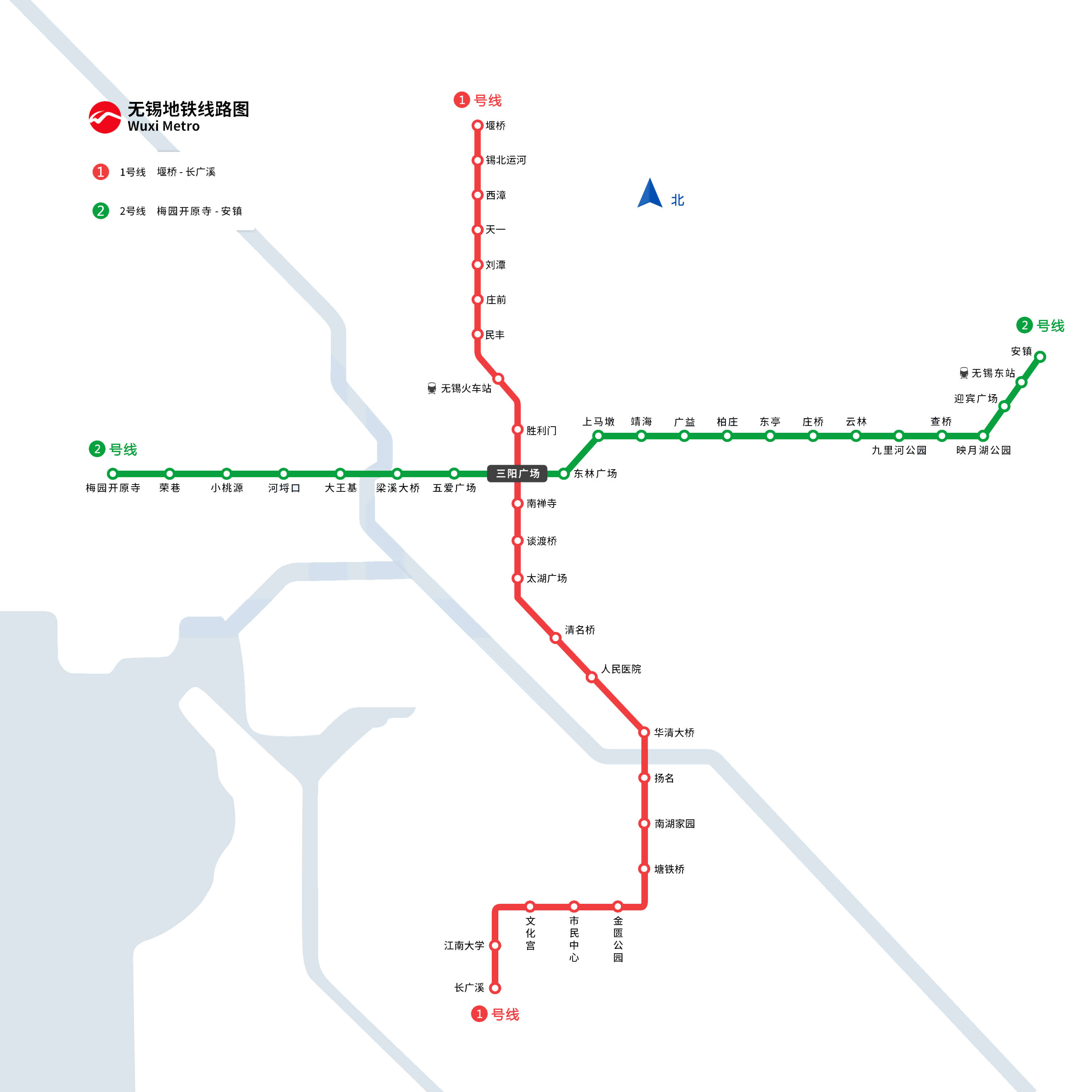 无锡地铁线路图